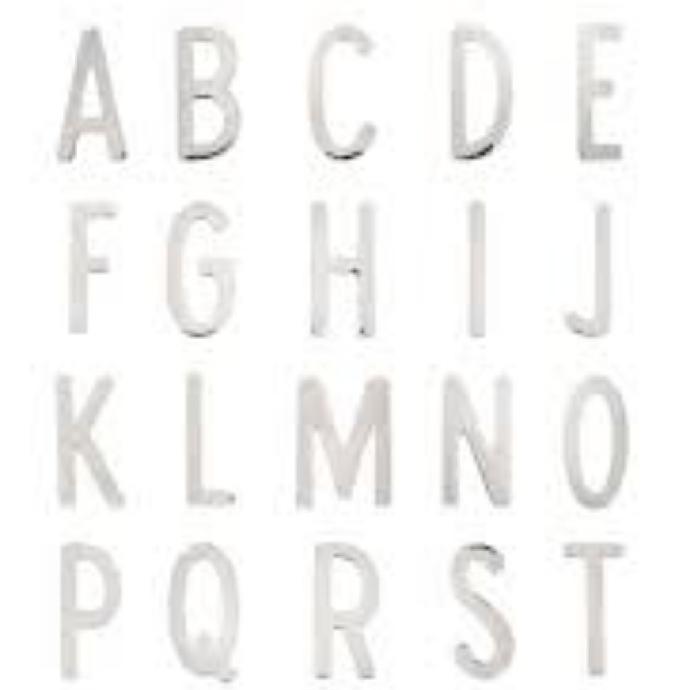 2/10 NWT Keep Collective Silver Letter "A"